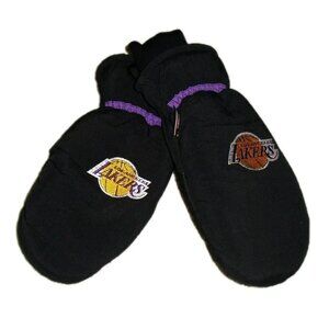 Los Angeles Lakers 90s Vintage Mens Winter Gloves sz. Small/Medium Thinsulate